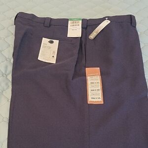 Haggar Navy Repreve Stria Trousers